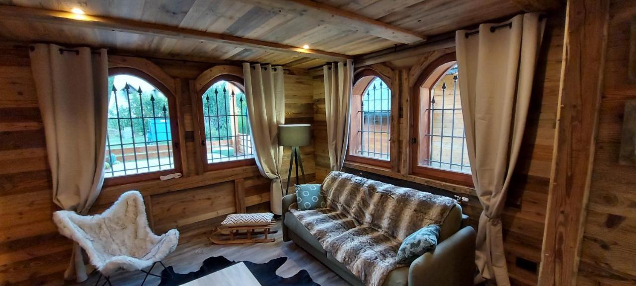 סן-שפרה Chalet Serre Cambeou Piscine&Spa מראה חיצוני תמונה