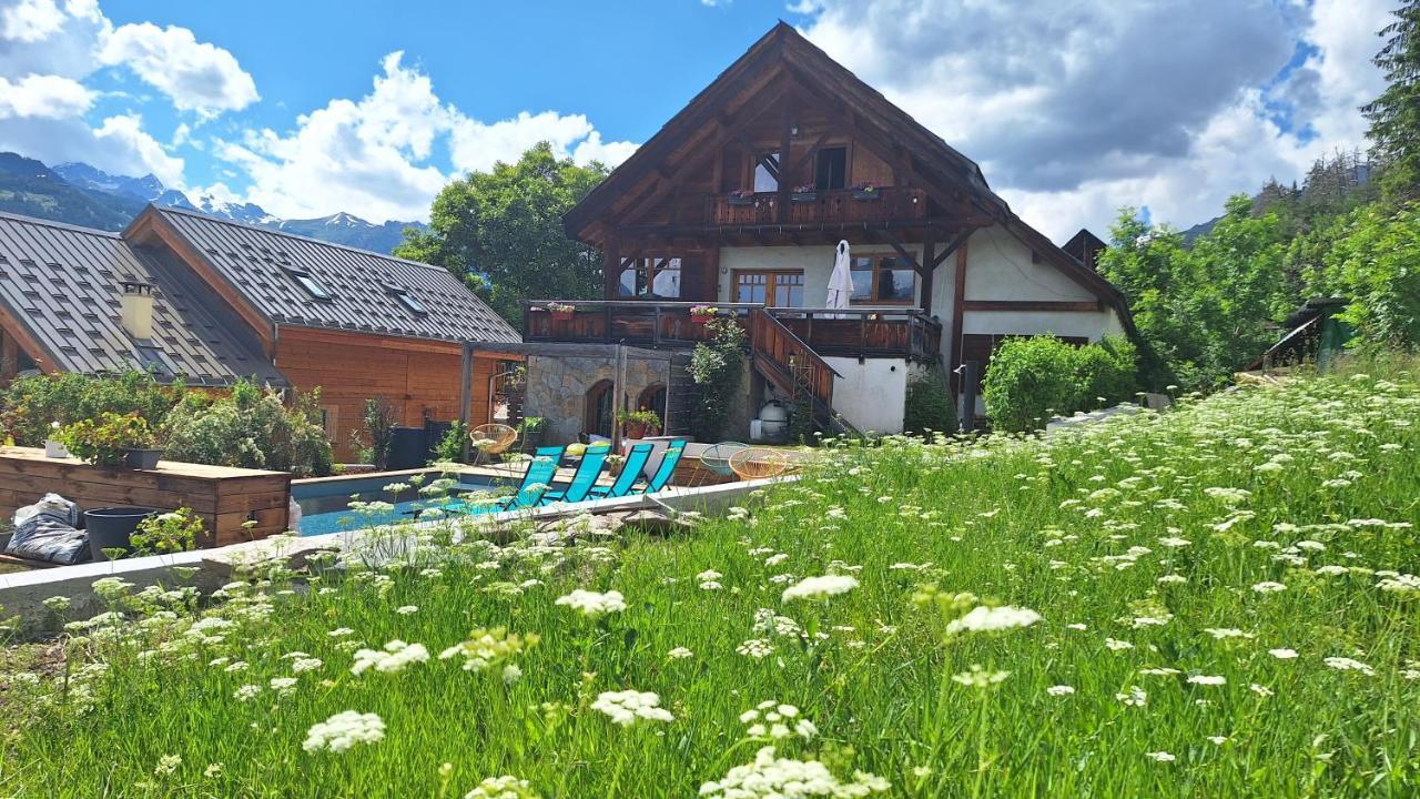 סן-שפרה Chalet Serre Cambeou Piscine&Spa מראה חיצוני תמונה