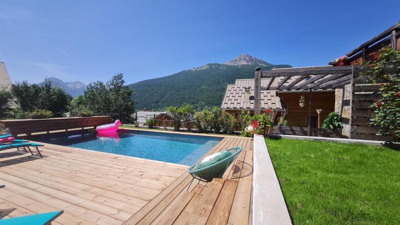 סן-שפרה Chalet Serre Cambeou Piscine&Spa מראה חיצוני תמונה