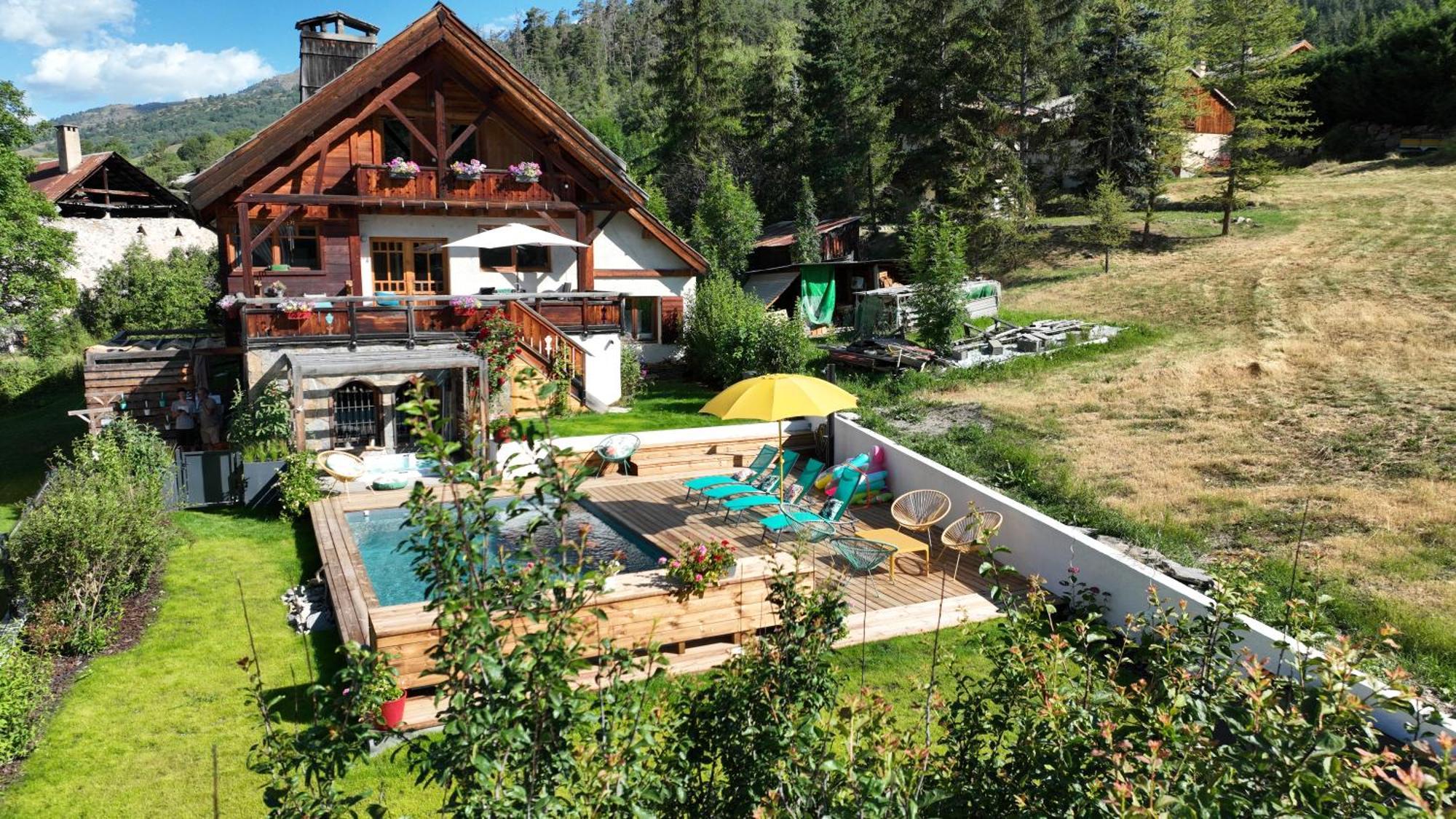 סן-שפרה Chalet Serre Cambeou Piscine&Spa מראה חיצוני תמונה